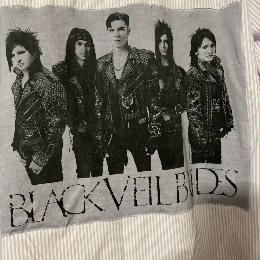 Black veil brides band long sleeve shirt